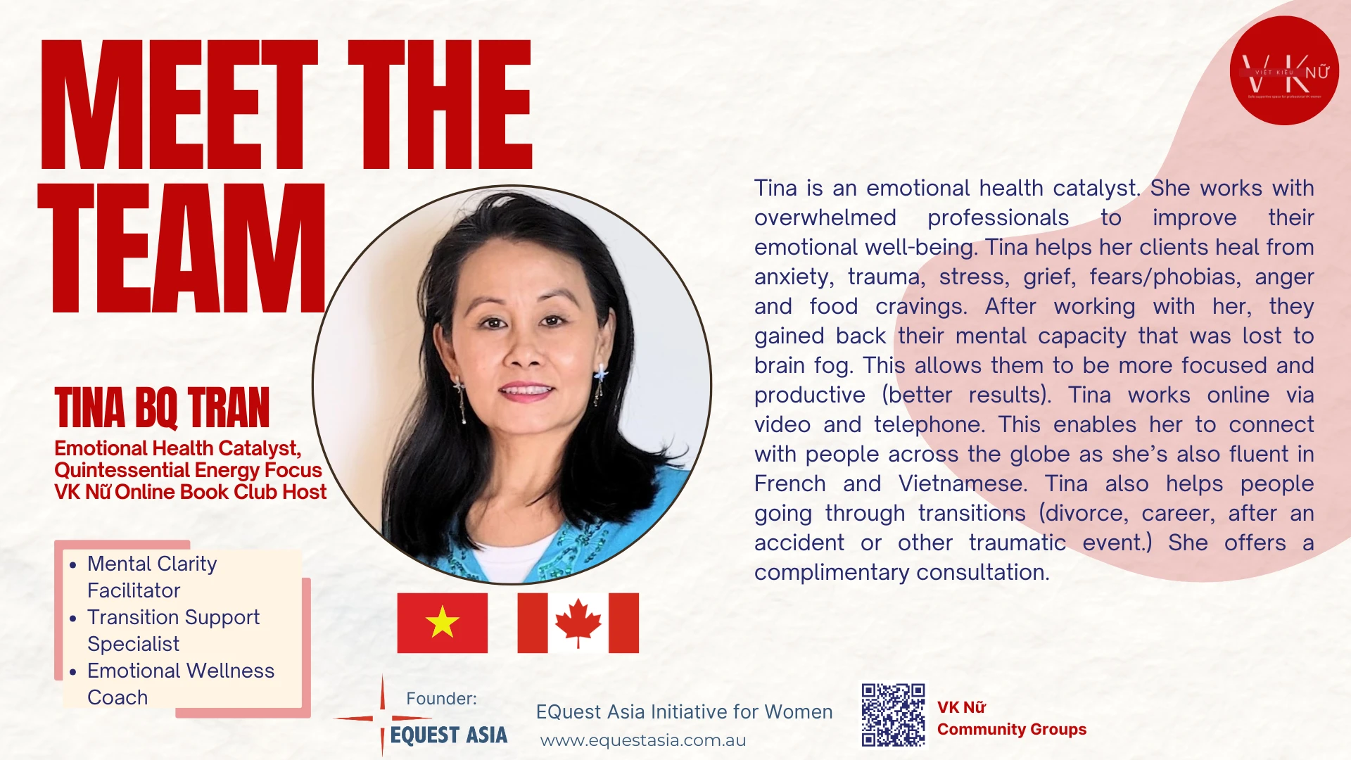 Tina BQ Tran (Online Book Club)